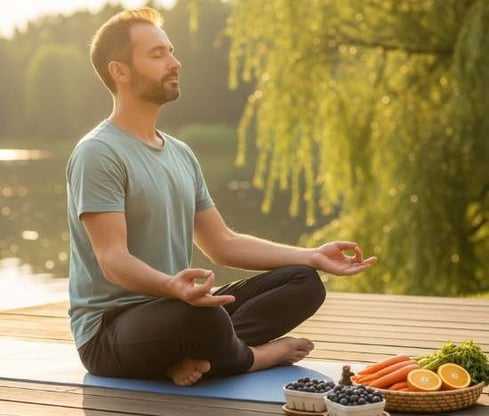 "Abordagem holística para tratamento de esteatose hepática e ansiedade"