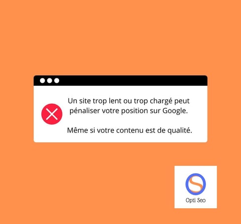 Erreur SEO : un site lent ou surchargé peut nuire à votre position sur Google