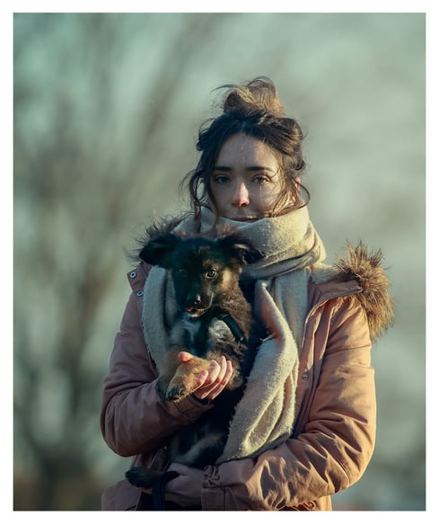 Photos de portrait avec votre animal dans l'Oise