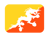 Bandera de Bután