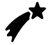 a starfish flying through the air with a star