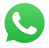 a green and white Whatsapp Logo for contact crop marks design studio