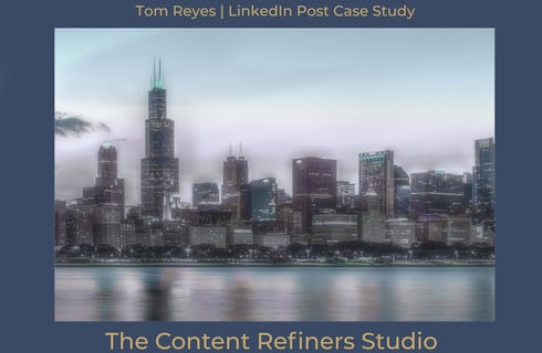 city skyline representing the wider world  Tom Reyes LinkedIn case study feature image 