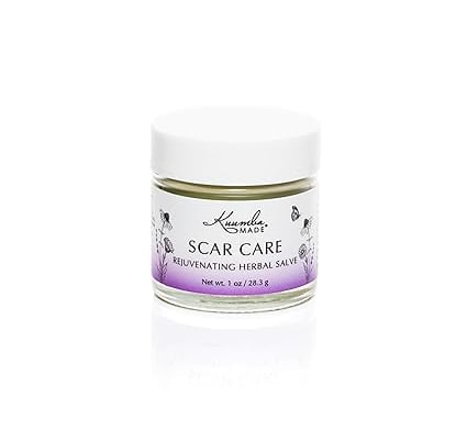 a jar of scar herbal salve
