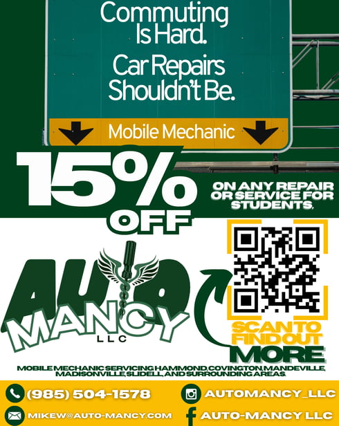 Student discount ad