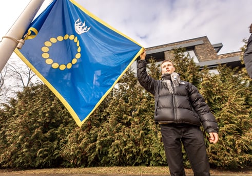 Palangos vėliavos iškilminga pakėlimo ceremonija