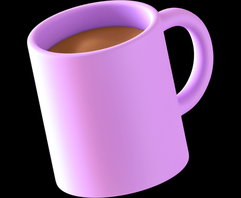 a cup of coffee in a mug of coffee