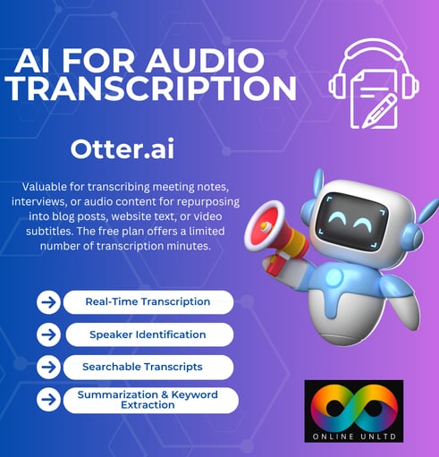 AI for Audio Transcription Otter AI