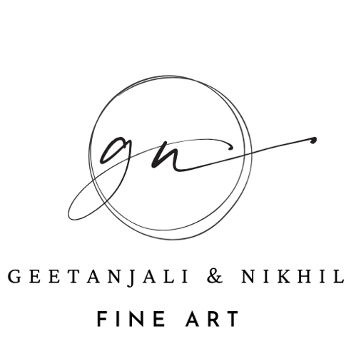 geetanjali & nikhil fine art logo
