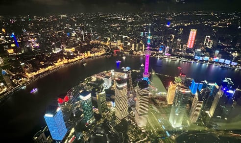 Night view of Shanghai, China
