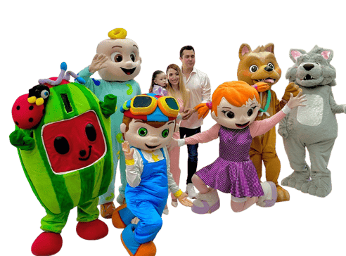 fabricacion de botargas para espectaculos infantiles de coco melon