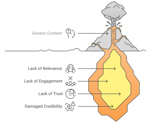 generic content can damage your credibility