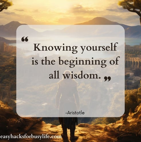 quote from Aristotle about self-awareness
