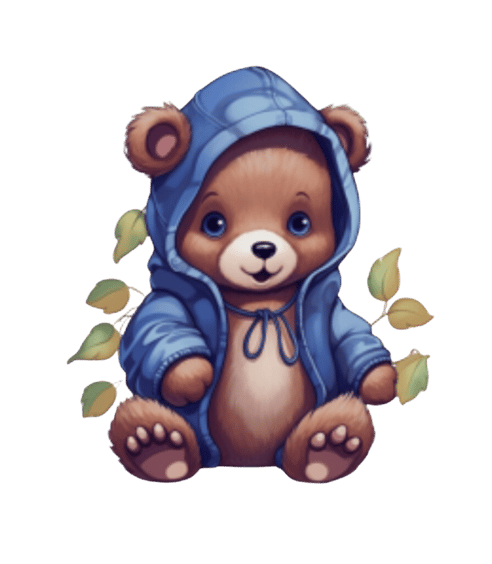 blueberry Bear, bluebearies, ai generated