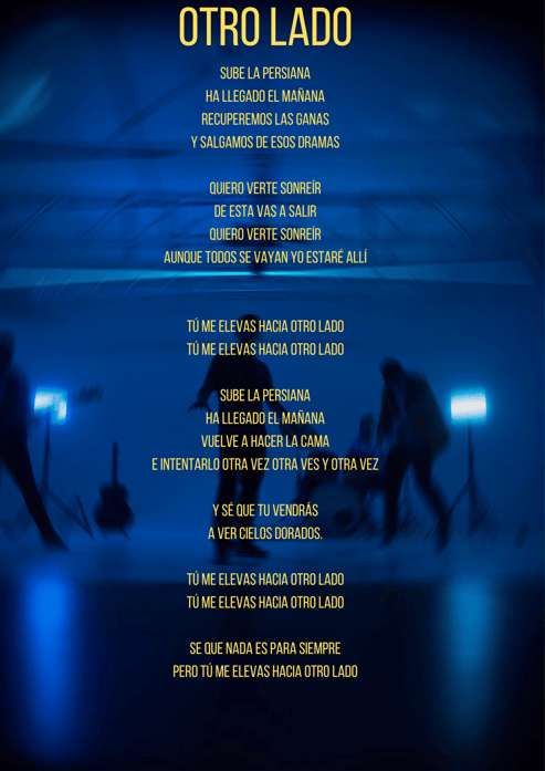 Letra de Otro Lado de Reni Blu y Miguel Urdaneta