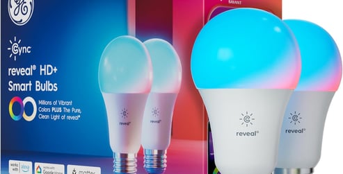 GE Cync A19 Smart LED Light Bulbs, Room Decor Aesthetic Color Changing WiFi Lights, LED Indoor Light