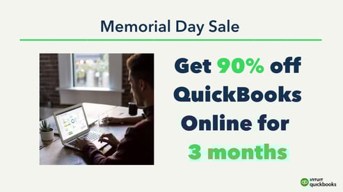 Memorial Day Sale Get 90% off Quickbooks Online for 3 months