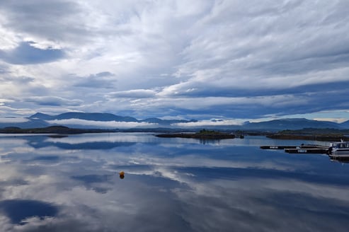Scenic view of Haholmen Norway