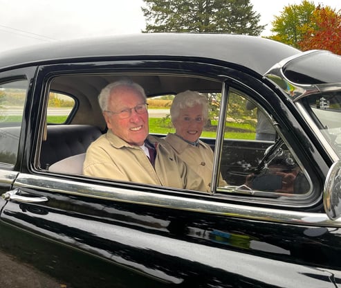 Anniversary trips have included "trip down memory lane" including stops at locale's from their lives