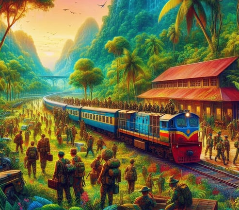 True Story: The Army Train at Railway Station