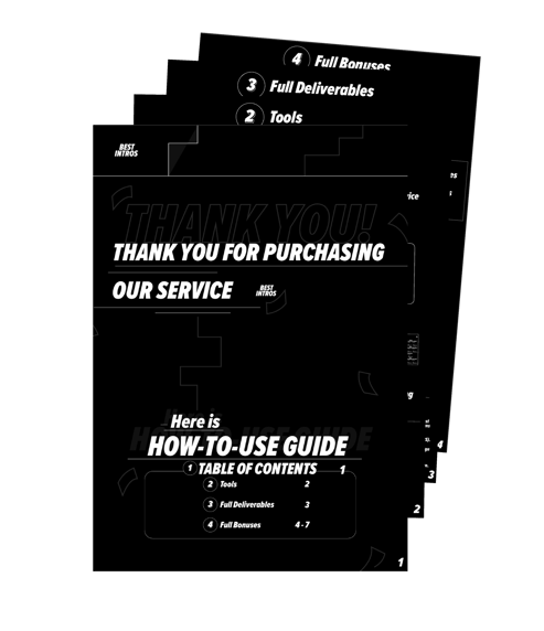 Preview of How-To-Use Guide PDFs for Full deliverables