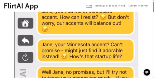 Chat with confidence with flirtAi