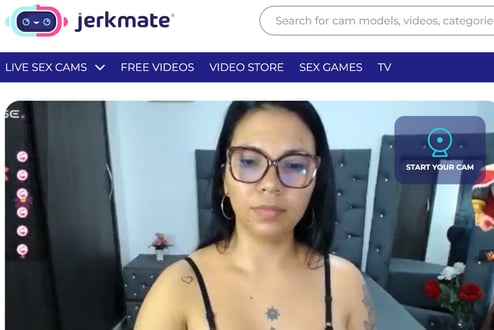 jerkmate Frau vor der Kamera