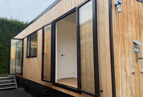 Premium Transportable home with big opening doors