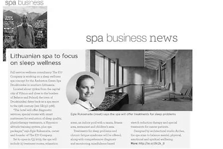 SPA BUSINESS NEWS