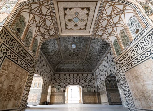 mirror palace of Amer fort