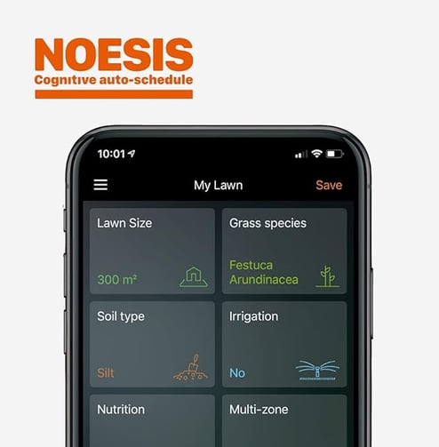 Schermata dell’app mobile per controllare il WORX Landroid S WR184E da smartphone.