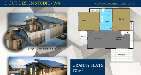 a house with a large open floor plan