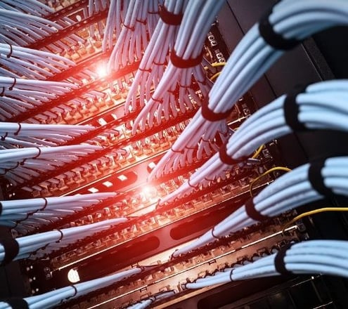 a bunch of wires and connected to a computer