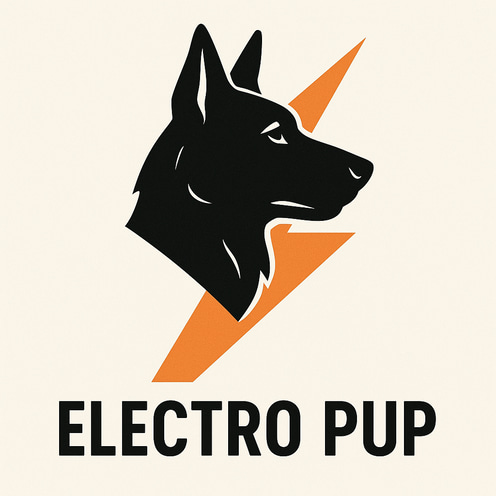 Electro Pup  - Creative Solutions for a Better World. logo