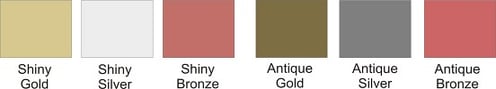Different Plating Finishes for Coins