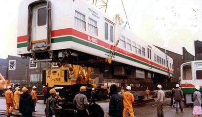 Electrificacion de la Linea Roca 1985
