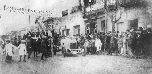 Fiesta del Buen Camino, calle Meeks (1925)