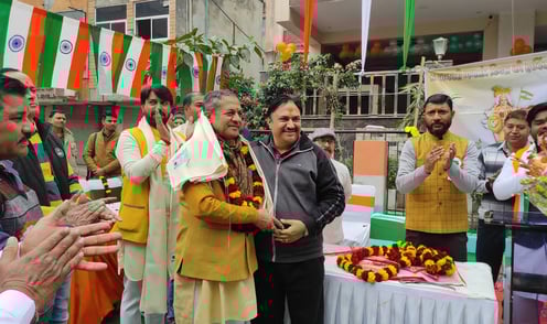 Harish Jugran with Navab singh narag