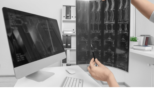 X-ray diagnostic services at healthsarthi in kanker and dhamtari, offering high quality imaging .