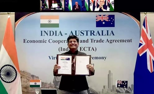 CA Piyush Goyal on agreement between India and Australia