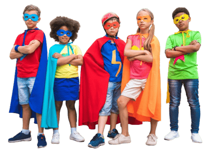 Young superheroes