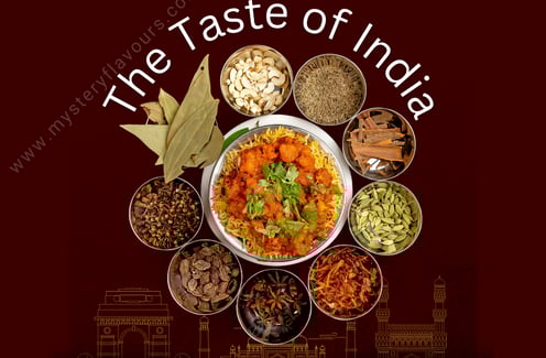 Indian biryani, spices, traditional Indian food