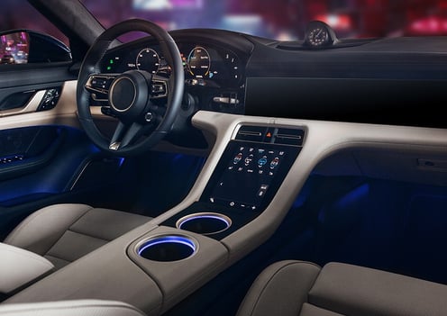 Image of the dashboard/interior of an anutomible.