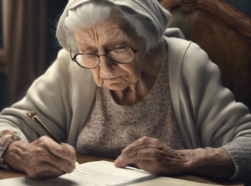a man and woman smiling and posing for a picture