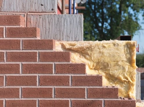 Cavity Wall installation in a house