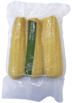 Frozen Corn with Pandan Leaves, Ngô Đông Lạnh Với Lá Dứa UpBe Food vn