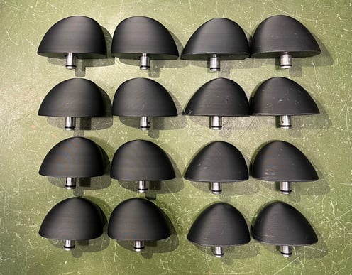 Difference de forme des Embout Longueur Standard et Embout Longueur Volume. Outils de Bootfitting.