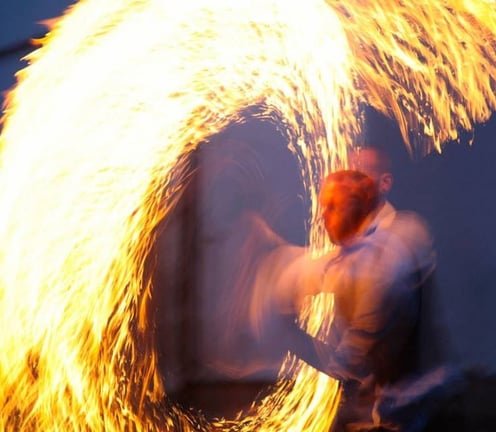 Fire Dancer Liverpool Knowsley Rural Farm Barn Meetings Events Weddings