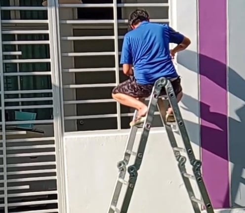 A handyman do exterior painting  