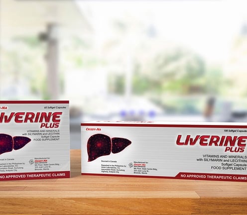 crisdy-na liverin plus and medicine packaging